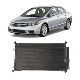 CONDENSADOR HONDA CIVIC (NEW CIVIC) LXS / EXS / SI 2006 A 2010 - PROCOOLER