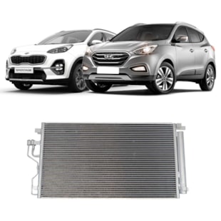 CONDENSADOR HYUNDAI IX35 / TUCSON / KIA SPORTAGE  2.0 / 2.4 16V 2011 >  - PROCOOLER