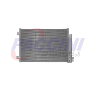 CONDENSADOR NISSAN MARCH / VERSA 1.0 12V/16V / 1.6 FLEX 2015 > AUTOMATICO / FLUXO PARALELO - IMPORTADO