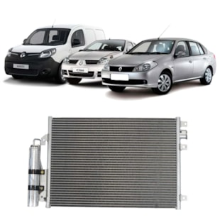 CONDENSADOR RENAULT CLIO II 2000 A 2011 / KANGOO 2000 > / SYMBOL 2009 > 1.0 / 1.6 16V - PROCOOLER