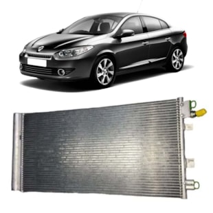 CONDENSADOR RENAULT FLUENCE 1.6 / 2.0 16V 2011 EM DIANTE - ORIGINAL CONDENSADOR RENAULT FLUENCE 1.6 / 2.0 16V 2011 EM DIANTE - ORIGINAL