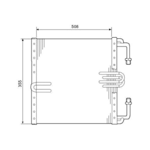 CONDENSADOR UNIVERSAL 14X20 CONEXAO 90 - MCQUAY
