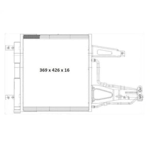 CONDENSADOR VW VOLKSWAGEN UP 1.0 12V TSI 2014 > - BEHR HELLA