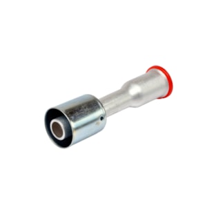 CONEXAO 45º FEMEA ALUMINIO 06MM O'RING VALVULA DE SERVICO R134A COM CLIP - PROCOOLER CONEXAO 45º FEMEA ALUMINIO 06MM O'RING VALVULA DE SERVICO R134A COM CLIP - PROCOOLER