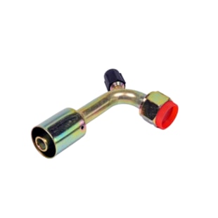 CONEXAO 90 FEMEA ALUMINIO 10MM O'RING VALVULA DE SERVICO R12 COM CLIP - PROCOOLER CONEXAO 90 FEMEA ALUMINIO 10MM O'RING VALVULA DE SERVICO R12 COM CLIP - PROCOOLER