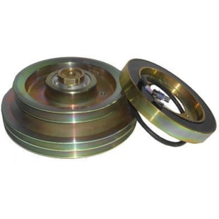 CONJUNTO EMBREAGEM COMPRESSOR ONIBUS HISPACOLD 4CC 2B COM BOBINA - PROCOOLER CONJUNTO EMBREAGEM COMPRESSOR ONIBUS HISPACOLD 4CC 2B COM BOBINA - PROCOOLER