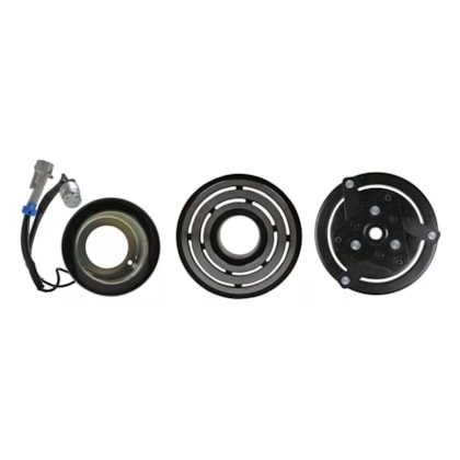 CONJUNTO EMBREAGEM COMPRESSOR SCROLL GM CHEVROLET COLBAT 1.8 / ONIX / SONIC 1.6 / SPIN / TRACKER 12V - PROCOOLER