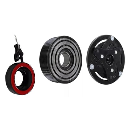 CONJUNTO EMBREAGEM COMPRESSOR TOYOTA ETIOS 1.5 2012 A 2017 12V - PROCOOLER