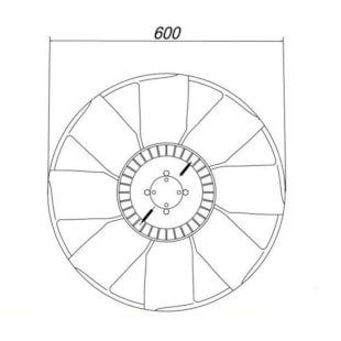CONJUNTO EMBREAGEM VISCOSA MERCEDES BENZ 1518/ 1418/ 1718/ 1723/ 1725/ OF1721 MOTOR 366LA/ 904LA/ 924 - MODEFER