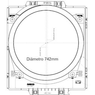 DEFLETOR PARA IVECO TRAKKER FTP CURSOR 13 420CV 2009 EM DIANTE - M. MARELLI