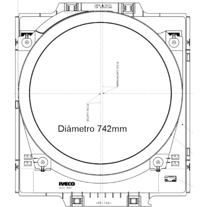 DEFLETOR PARA IVECO TRAKKER FTP CURSOR 13 420CV 2009 EM DIANTE - M. MARELLI