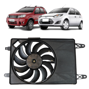 GMV VENTOINHA DEFLETOR FORD ECOSPORT 2002 A 2013 / FIESTA 1.0 / 1.6 / 2.0 16V 2002 > COM AR  - PROCOOLER