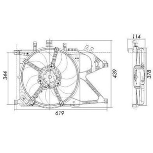 GMV VENTOINHA DEFLETOR GM CHEVROLET CORSA 1.8 COM AR - M. MARELLI