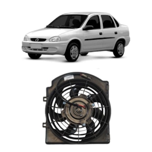 GMV VENTOINHA DEFLETOR GM CHEVROLET CORSA 2000 A 2002 / CORSA CLASSIC PARA CONDENSADOR 2002 >PC30000003
