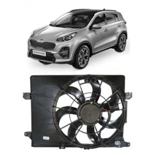 GMV VENTOINHA DEFLETOR HYUNDAI IX35 / KIA SPORTAGE 2011 > 2.0 16V - PROCOOLER
