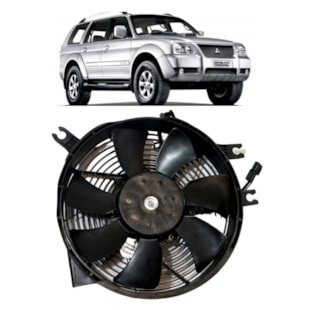 GMV VENTOINHA DEFLETOR MITSUBISHI PAJERO SPORT 2.5 / 2.8 1999 > COM AR (CONDENSADOR) - PROCOOLER