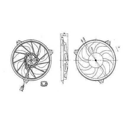 GMV VENTOINHA DEFLETOR PEUGEOT 206 / 207 1.0 / 1.4 / 1.6 16V 2002 A 2008 HOGGAR COM AR - M. MARELLI