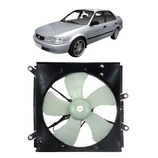 GMV VENTOINHA DEFLETOR TOYOTA COROLLA 1.6 / 1.8 1993 A 2001 COM AR (DO RADIADOR) - PROCOOLER