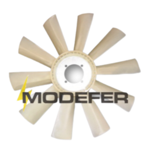 HELICE VENTILADOR FORD CARGO LEVE MWM F-12000 / F14000 HD / B-1618 / B-1621 MWM / 1991 A 2002 / 10 PAS - MODEFER