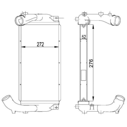 INTERCOOLER ACCELO 715C MERCEDES BENZ OM-612 - EURO 3 - BEHR HELLA INTERCOOLER ACCELO 715C MERCEDES BENZ OM-612 - EURO 3 - BEHR HELLA