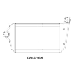 INTERCOOLER MERCEDES BENZ 710 1996 A 2005 / 914 1996 A 2004 - M. MARELLI