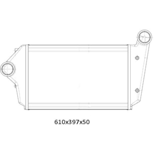 INTERCOOLER MERCEDES BENZ 710 1996 A 2005 / 914 1996 A 2004 - M. MARELLI