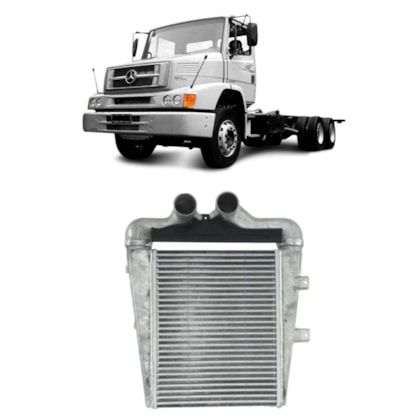 INTERCOOLER MERCEDES BENZ L1214 / L1218 / L1418 / L1414 / L1620 / LK1620 / L1723 1997 A 2005 - MAHLE INTERCOOLER MERCEDES BENZ L1214 / L1218 / L1418 / L1414 / L1620 / LK1620 / L1723 1997 A 2005 - MAHLE