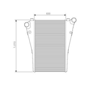 INTERCOOLER MERCEDES BENZ LS-1938 / 2638 1998 A 2005 - VISCONDE