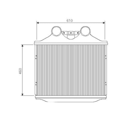 INTERCOOLER MERCEDES L O610 / 914 / 915 / L 1218 / 1418 / 1215C / 1718M / OF 1417 / 712 / 914 / ELETRONICO - VISCONDE