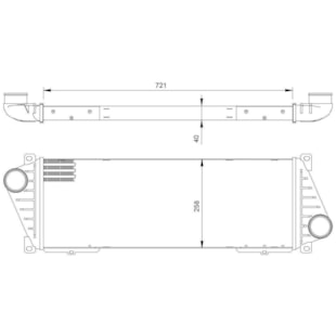 INTERCOOLER MERCEDES SPRINTER 410 412 - VISCONDE