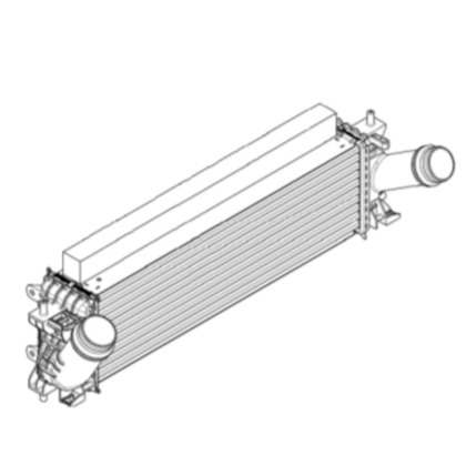INTERCOOLER NISSAN FRONTIER 2.3 TURBO 2017 > COM AR / AUTOMATICO / MANUAL - MAHLE INTERCOOLER NISSAN FRONTIER 2.3 TURBO 2017 > COM AR / AUTOMATICO / MANUAL - MAHLE