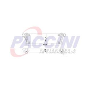 INTERCOOLER PARA IVECO DAILY 1999 A 2007 COM / SEM AR - VISCONDE