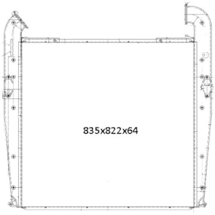 INTERCOOLER SCANIA SERIE 4 P114 / P124 / R114 / R124 / T114 / T124 1998 A 2007 - M. MARELLI
