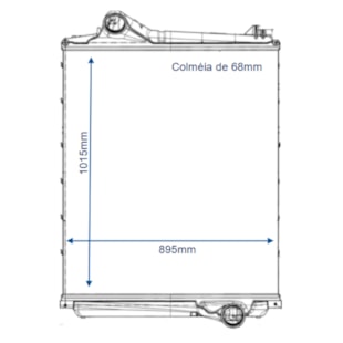 INTERCOOLER VOLVO FH 460/540 2566 EURO 5 2015 > - TITANX INTERCOOLER VOLVO FH 460/540 2566 EURO 5 2015 > - TITANX
