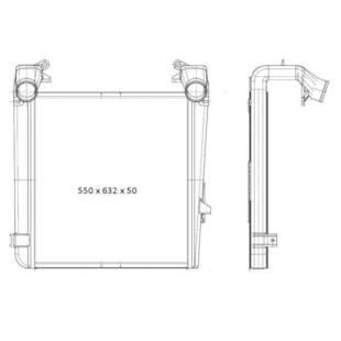 INTERCOOLER VW VOLKSWAGEN CONSTELLATION 17320/ 24320/ 19320/ 31320/ 31330/ 19370/ 17250/ 24250/ 26260/ 24280 2006 > - BEHR HELLA