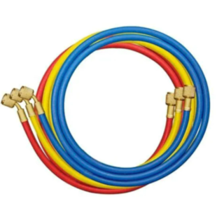 JOGO MANGUEIRA MANIFOLD (AZUL/VERMELHA/AMARELA) COMPR. 72" (180CM) CONEXAO 1/4"SAE - MASTERCOOL JOGO MANGUEIRA MANIFOLD (AZUL/VERMELHA/AMARELA) COMPR. 72" (180CM) CONEXAO 1/4"SAE - MASTERCOOL