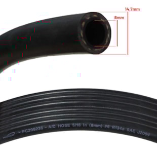 MANGUEIRA AR CONDICIONADO #6 5/16" /R134A UNIVERSAL (PAREDE REDUZIDA) - PROCOOLER MANGUEIRA AR CONDICIONADO #6 5/16" /R134A UNIVERSAL (PAREDE REDUZIDA) - PROCOOLER