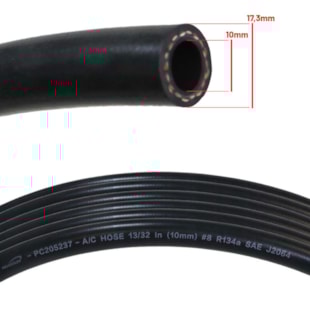 MANGUEIRA AR CONDICIONADO #8 13/32" /R134A UNIVERSAL (PAREDE REDUZIDA) - PROCOOLER MANGUEIRA AR CONDICIONADO #8 13/32" /R134A UNIVERSAL (PAREDE REDUZIDA) - PROCOOLER