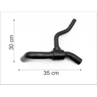MANGUEIRA INFERIOR RADIADOR FIAT PALIO 1.0/1.5 8V 1996 A 2002 / STRADA 1.5 8V 1999 A 2002 / SIENA 1.5 8V 1999  A 2000 - CAUPLAS