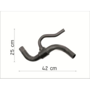 MANGUEIRA INFERIOR RADIADOR FIAT PALIO / PALIO WEEKEND / SIENA / STRADA 1.6 16V 1996 A 2001 - CAUPLAS