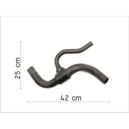 MANGUEIRA INFERIOR RADIADOR FIAT PALIO / PALIO WEEKEND / SIENA / STRADA 1.6 16V 1996 A 2001 - CAUPLAS