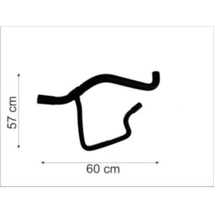 MANGUEIRA INFERIOR RADIADOR FIAT TIPO 1.6 8V 1993 A 1995 - CAUPLAS