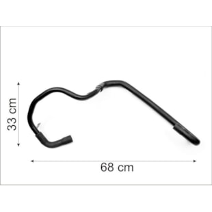 MANGUEIRA INFERIOR RADIADOR FORD KA 1.0 / 1.6 8V ZETEC ROCAM 2000 A 2008 - CAUPLAS
