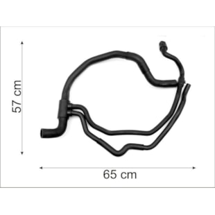 MANGUEIRA INFERIOR RADIADOR RENAULT CLIO / KANGOO 1.0 16V 2000 A 2013  - CAUPLAS