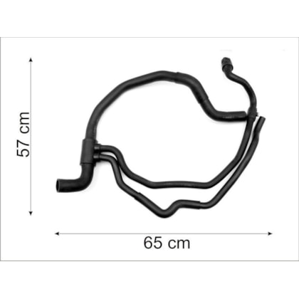 MANGUEIRA INFERIOR RADIADOR RENAULT CLIO / KANGOO 1.0 16V 2000 A 2013  - CAUPLAS