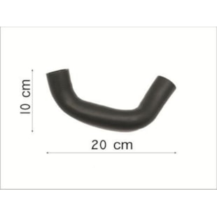MANGUEIRA INFERIOR RADIADOR VW GOL 1.6/1.8/2.0 / VOYAGE 1.6/1.8 / PARATI 1.6/1.8/2.0 / SAVEIRO 1.6/1.8 1986 A 1999 - CAUPLAS