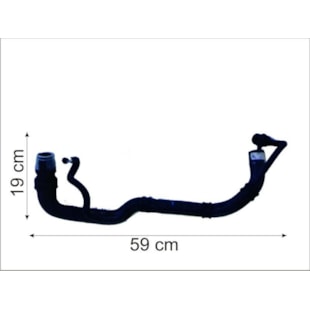 MANGUEIRA RADIADOR PEUGEOT 306 1.8/2.0 / PARTNER 1.8 / XSARA 1.8 16V 1992 A 1995 - CAUPLAS
