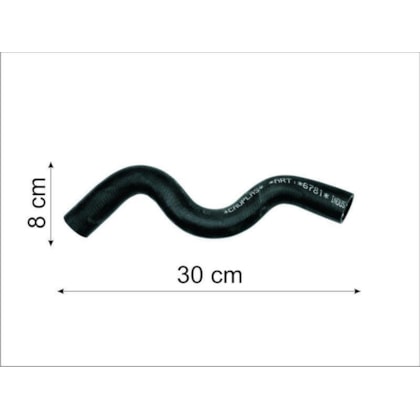 MANGUEIRA SUPERIOR RADIADOR RENAULT LOGAN / SANDERO 1.6 8V 2008 A 2013 / STEPWAY 1.6 8V 2009 A 2013 - CAUPLAS