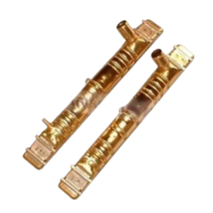 PAR DE CAIXA RADIADOR MERCEDES BENZ 712C / 914C / L1214C / L1215C / OF1417 / ALUMINIO - NOBRE