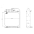 RADIADOR AGCO MASSEY FERGUSON 265 / 471 / 275/250 / 283 / 290 / 1982 A 2011  - VISCONDE